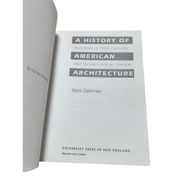 A History of American Architecture by Mark Gelernter (1999, Paperback) - Picture 5 of 7